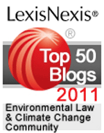LexisNexis Top 50 Blogs 2011 Environmental Law & Climate Change Community